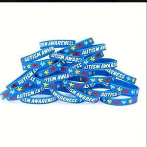🧩❤️ Qty 1 Autism Awareness Blue Bracelet